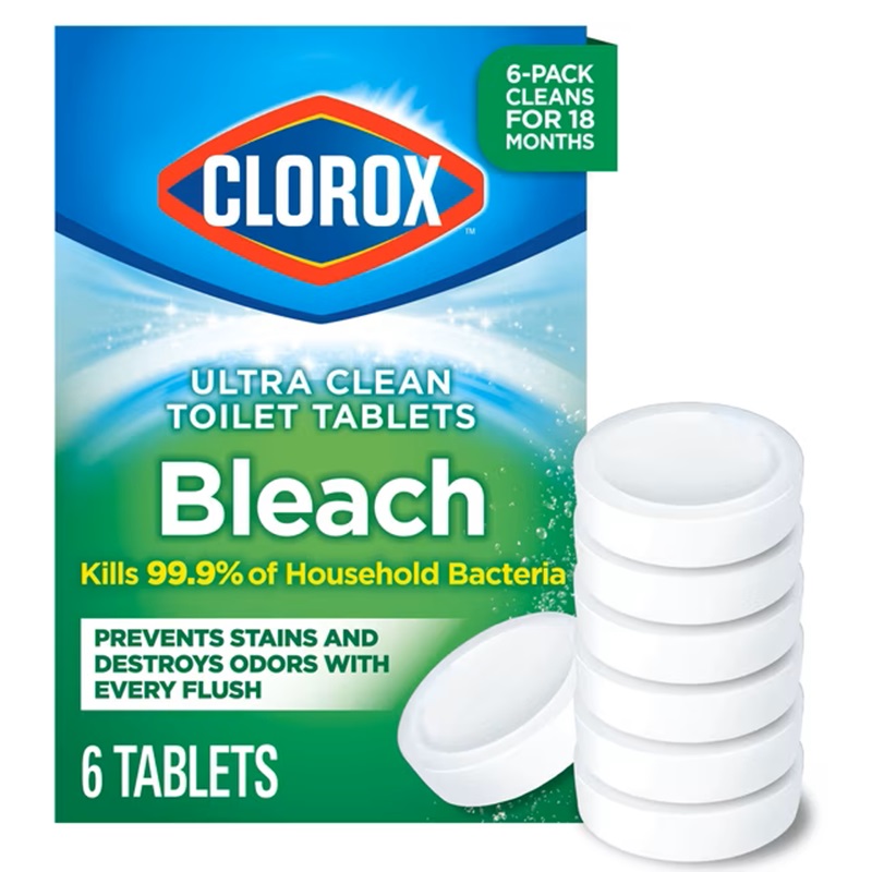 Clorox Ultra Clean Tablets Toilet Bowl Cleaner, 6 ct., 3.5 oz. 1